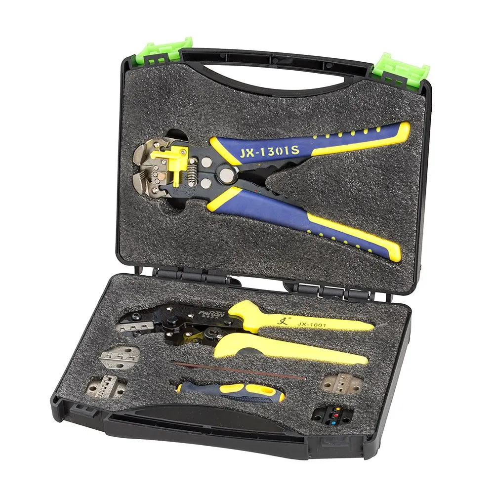 

Professional multitool Wire Crimpers Engineering Ratcheting Crimping Pliers Wire Strippers Crimpeing Tool Cord End Terminals Kit