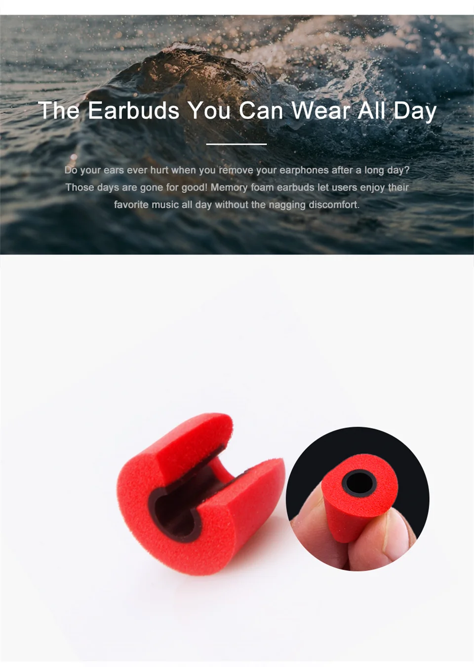 TRN_1_Pair_(2pcs)_4.5_5mm_T400_Noise_Isolating_Memory_Foam_Ear_Tips_Ear_Foam_Eartips_For_In_Ear_Earphone_Sport_Earbuds (5)