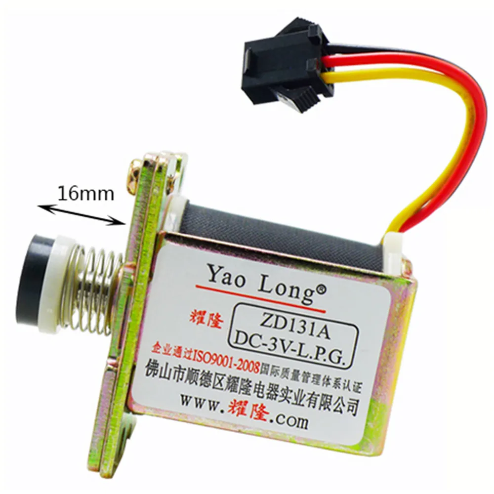 

ZD131A ZD131B ZD131C DC 3V Solenoid Electromagnet Valve for LPG /NG Gas Water Heater Parts Self Absorption Solenoid Valve