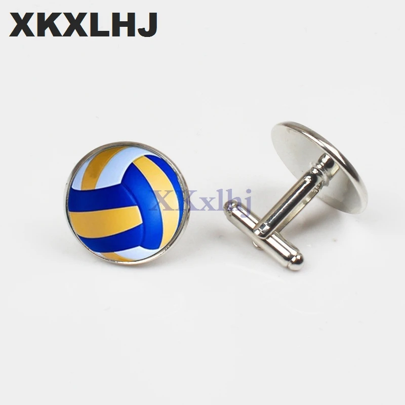 XKXLHJ 2018 новые модные запонки для пляжного волейбола ювелирные рубашки мужчин |