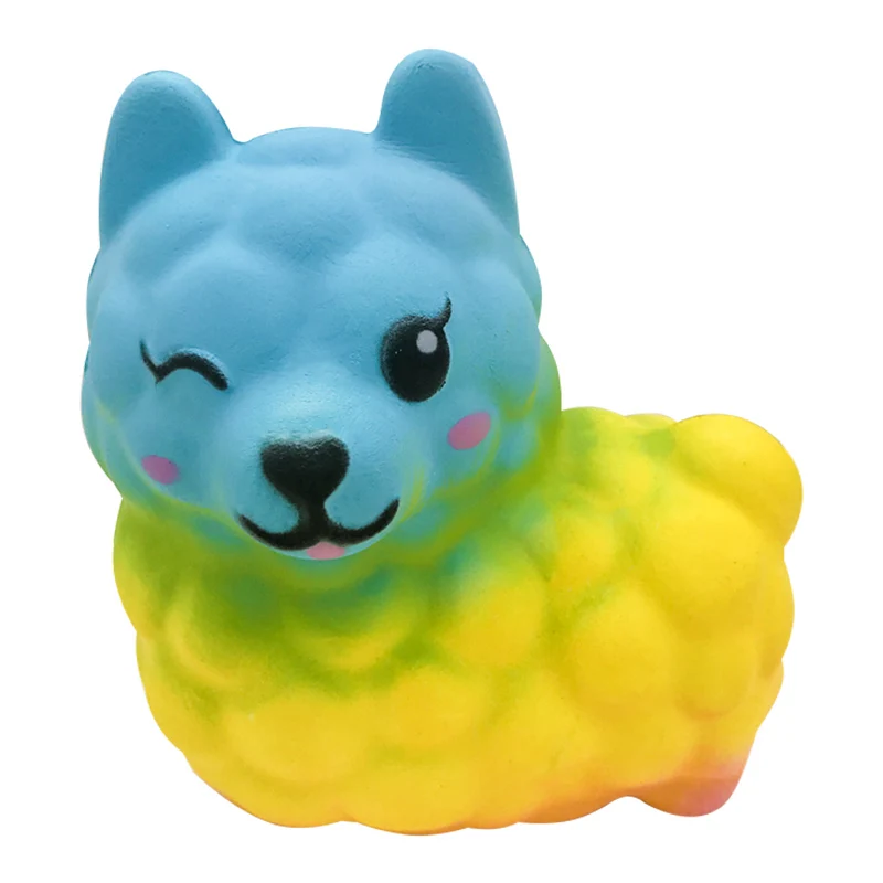 Милый кавайный мультяшный медведь торт игрушки медленно поднимающийся крем Ароматические сжимаемые игрушки новинка антистресс подарок кулон - Цвет: 9cm