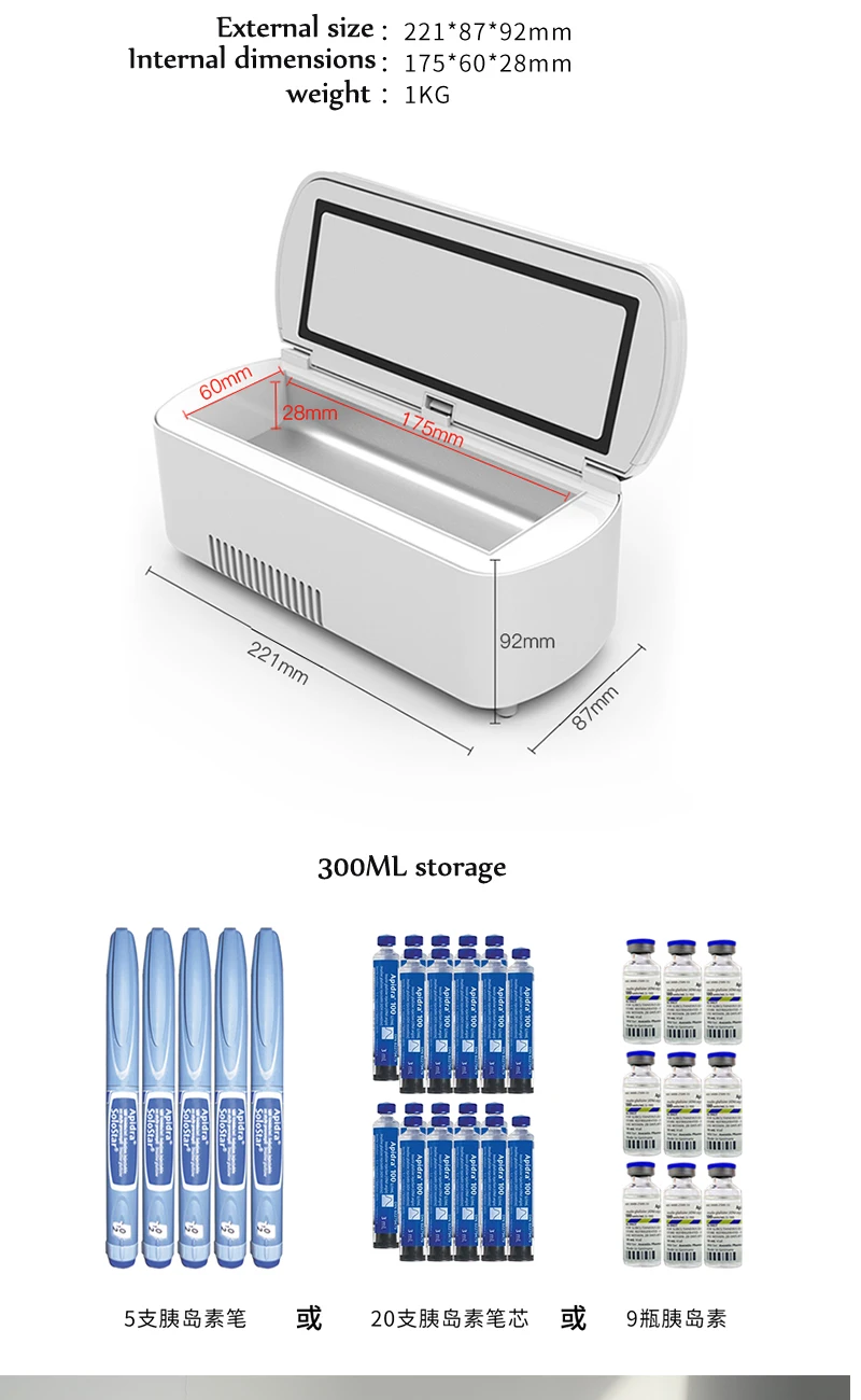 Insulin спецодежда медицинская холодильник/небольшой холодильник портативный холодильник холодного хранения холодильник BC-170A