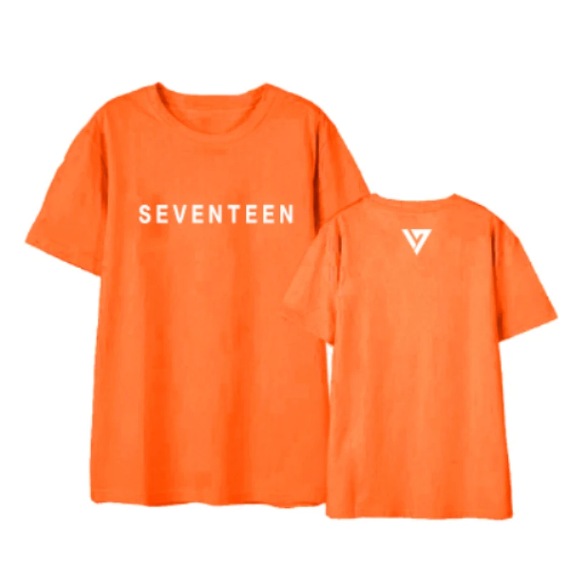 Mainlead KPOP футболка Seventeen со стразами повседневные футболки с надписью для