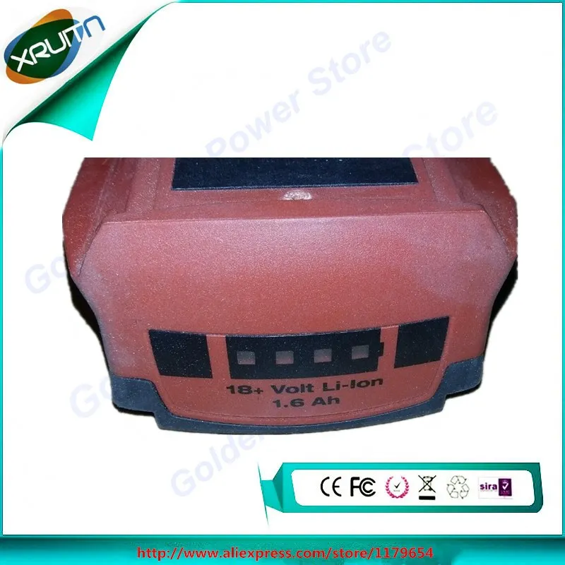Оригинал для HILTI 21 6 V 22V B18/1 B22/1.6ah CPC литий ионный аккумулятор 1.6Ah SF SFH SID SIW WSR SCW TE4 18 A 22