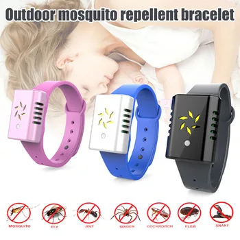 

Mosquito Repellent Bracelets Reusable Electronic Mosquito Repellent Wristband with USB Cable XHC88