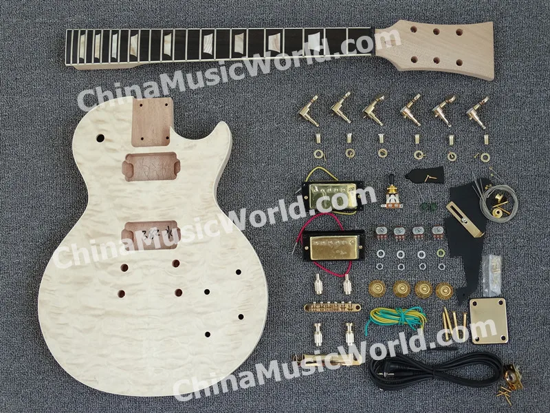 

LP Standard style/ Mahogany Body & Neck/ AFANTI DIY electric guitar kit (SDD-382K)