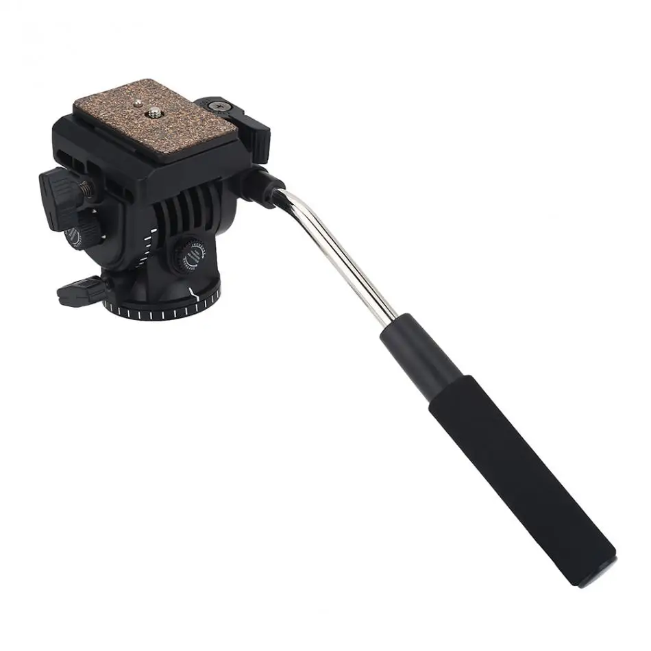 360 degree Rotatable Video Camera Pan Head with Quick Release Plate for DSLR Mirrorless Cameras