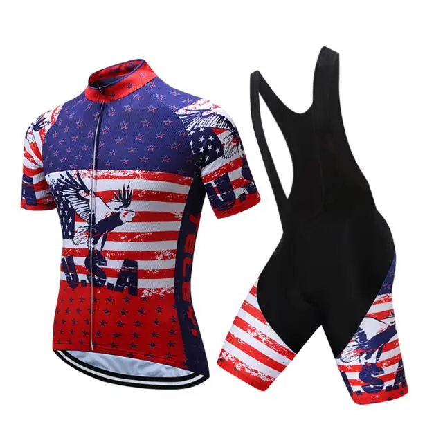 TELEYI Профессиональный командный мужской комплект одежды для велоспорта, мужской костюм с коротким рукавом, велосипедное платье, одежда для велоспорта, Майо, комплект униформы - Цвет: Color 3