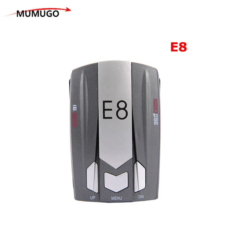 2018 New Car Radar Detector E8 Anti Police LED font b GPS b font Radar Laser