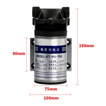 Горячая Распродажа система обратного осмоса самовсасывающий насос 75GPD воды при помощи обратного осмоса запасные части фильтра 24V