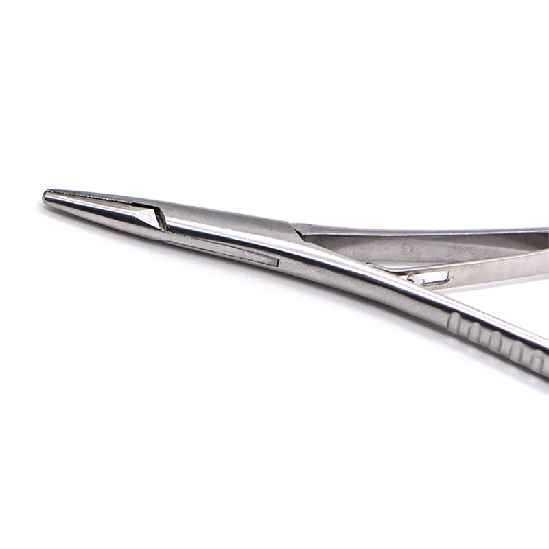 Goedkoop Tandheelkundige Naald Houder Tang Rvs 14 cm Orthodontische Mathieu Tang Rechte Hoofd Vergulde Handvat Chirurgisch Instrument
