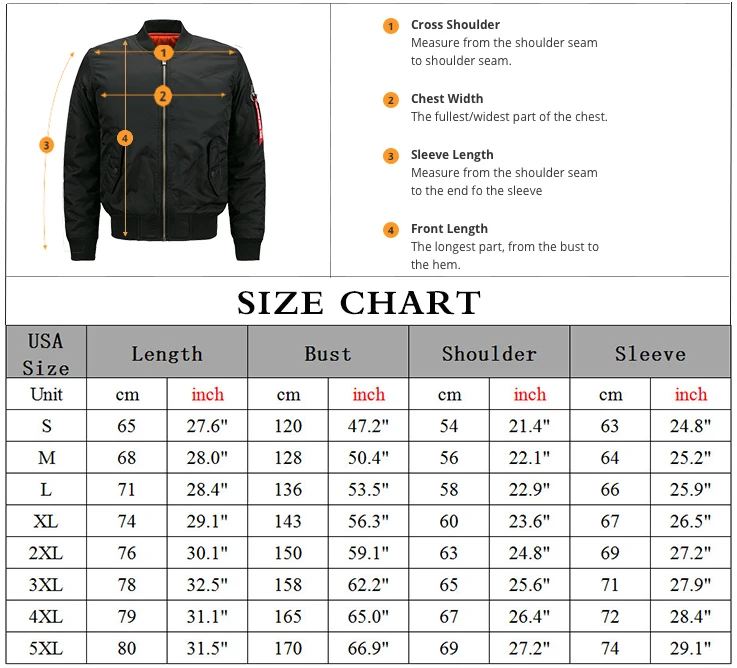Promo Offer Dropshipping USA SIZE Free Design Customize Logo Men Bomber ...