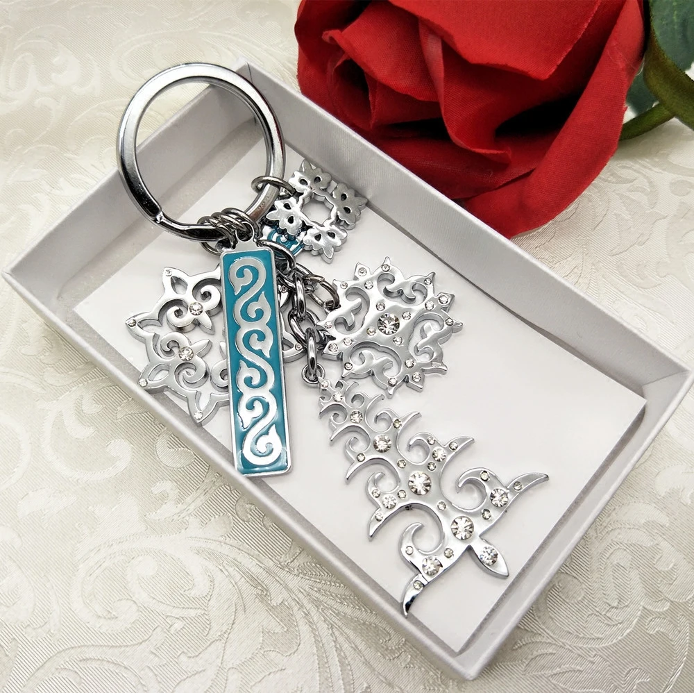 

Christmas tree keychain key ring snowflake key chain key holder portachiavi chaveiro llaveros mujer bag charm christmas gift