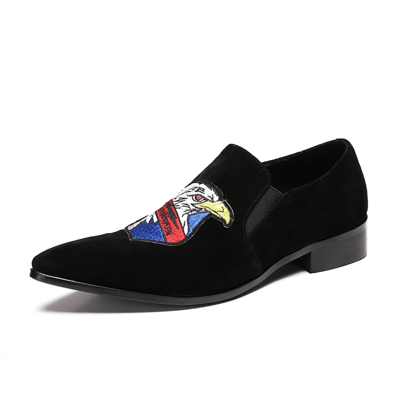 Homens Dos Designer Se Couro Masculino Azul Plus De Vestem Clássico Marca Size Deslizamento Christia Confortável Sapatos Bella Flats Preto Genuíno Xq4xIwEB