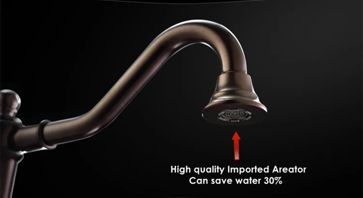 2015 New Arrival Antique Brown Kitchen Faucet (5)