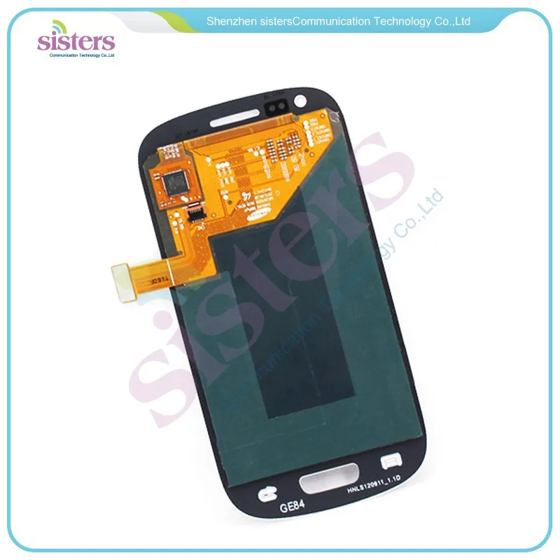 SAM0247 Blue white LCD Front Glass Digitizer Full Assembly For Samsung Galaxy S3 Mini i8190 (4)