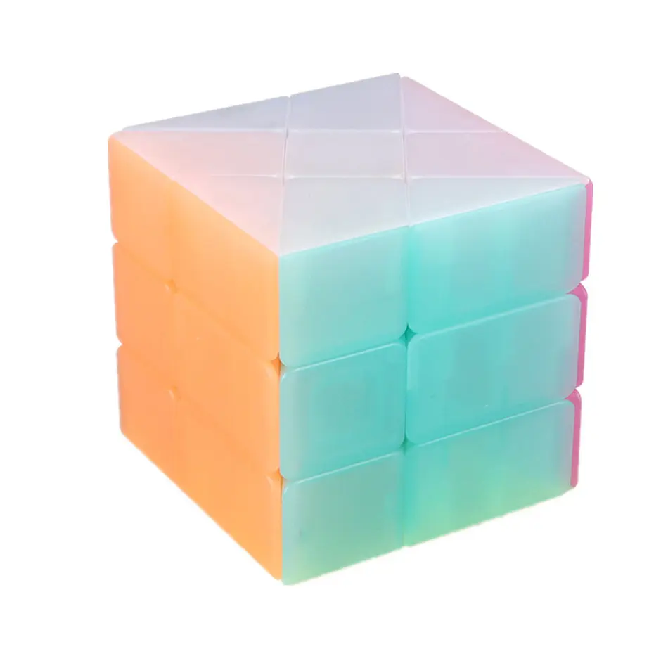 Qiyi 3x3 кубик рубика желе цветная мельница куб магический куб 3 слоя скоростной куб профессиональные головоломки игрушки для детей подарок игрушка