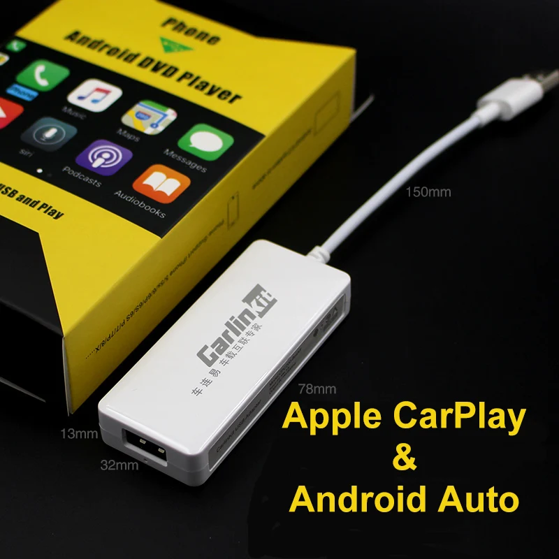 

Carlinkit Apple CarPlay Dongle for Android system car Stereo head unit with Android Auto