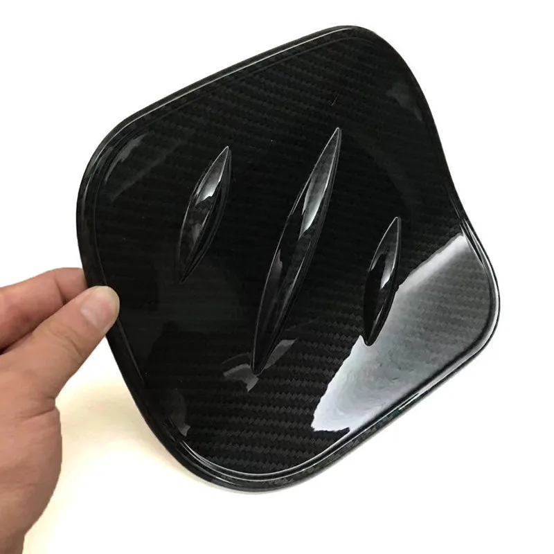 BBQFUKA Carbon Fiber Style Car Fuel Oil Gas Tank Cap Cover Trim Car