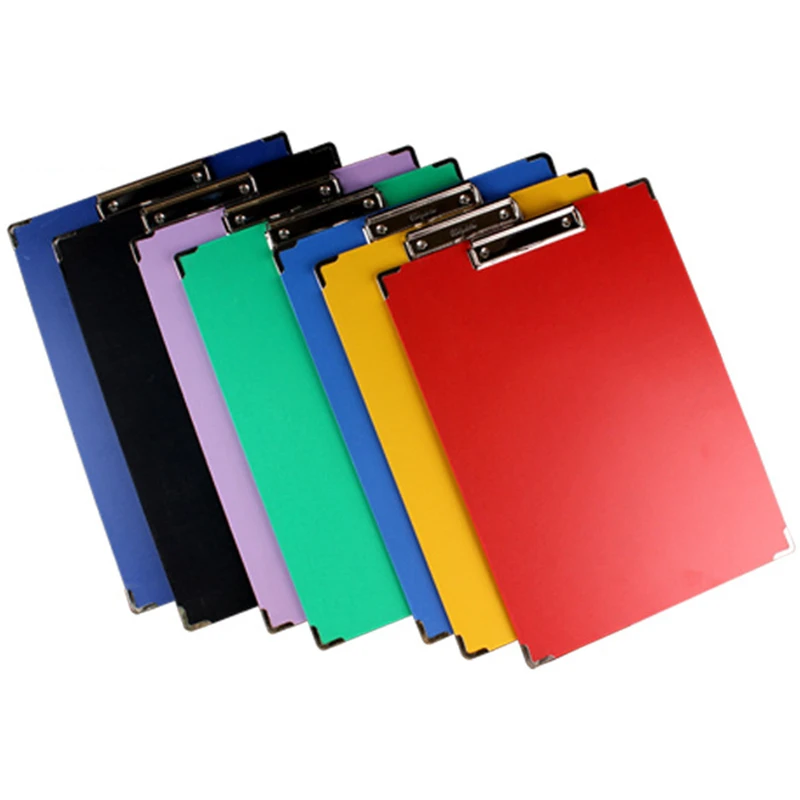 1 Piece Paper Clip Board 8K Multi Function Clipboard Colorful Board 