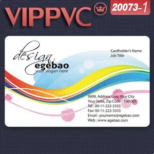 

a20073-1 CMYK Offset Card prints Custom PVC Card