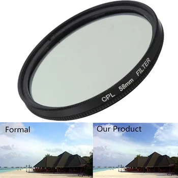 

52 55 58 62 67 72 77 82mm lens UV Digital Filter Lens CPL Filter Protector for canon nikon DSLR SLR Camera sample package