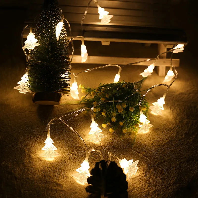 

Party Decoration 1m 10 Christmas Tree LED Strip Light Christmas Decorations for Home Pinecone Decor New Year Xmas Decor Navidad.