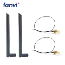 NEW Dual band 5dbi Wireless WiFi Antenna RP-SMA + MHF4/IPX Pigtail Cable for NGFF M.2 Wireless card m.2 WIFI/WLAN/3G/4G Modules цена NEW Dual band 5dbi Wireless WiFi Antenna RP-SMA + MHF4/IPX Pigtail Cable for NGFF M.2 Wireless card m.2 WIFI/WLAN/3G/4G Modules цены онлайн
