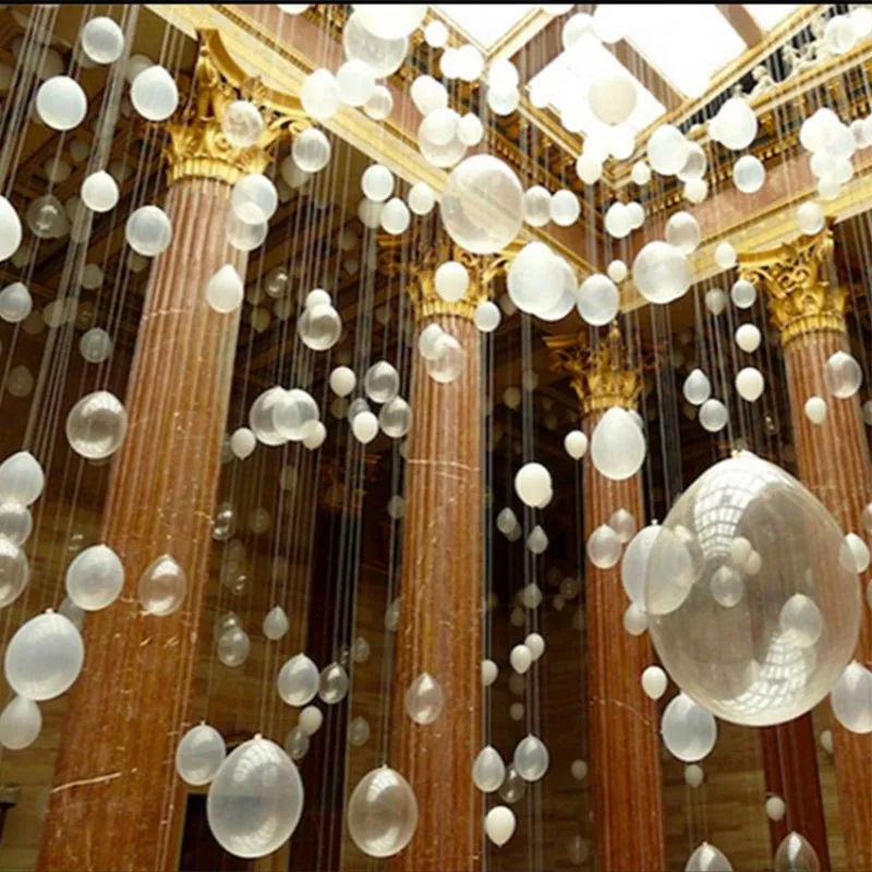 

FUFISON 10pcs/lot 12"16"18 INCH Transparent Latex Balloons Birthday Party Decoration Balloons Paper Sequin Balloon Decoration