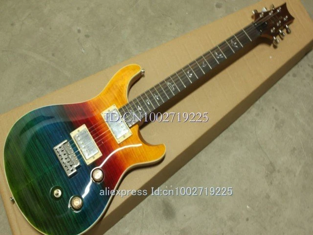 Prs Electric Guitar Case
 - China New Custom Prs Electric Guitar In Multicolor No Case Guitar Puzzles Guitar To Pc Cableprs Guitars Se Aliexpress