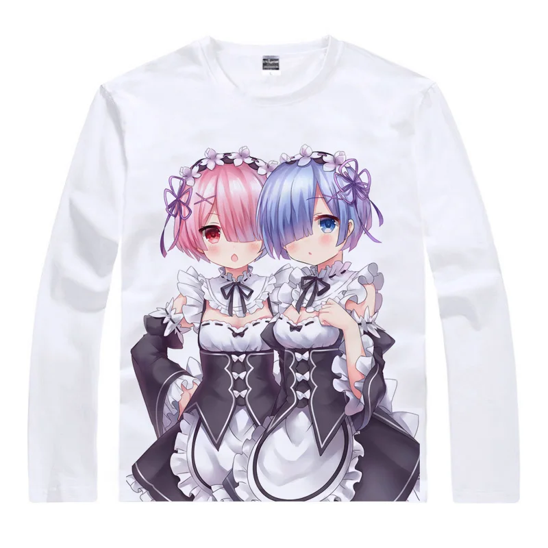 Coolprint японский Футболка с изображением в стиле аниме Re:Zero KARA Hajimeru Isekai жизнь другой