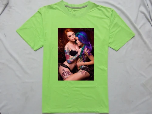 White Girl Porn Stars - US $17.0 |Hip hop porn star Tattoo Naked Girls White Print Sexy t shirts  Free Shipping Fashion Casual %100 Cotton Blue T Shirt T 917956 à¹ƒà¸™ Hip hop  ...