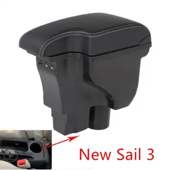 

For Chevrolet Sail 3 Armrest Central Store Content Storage Box 2015-2018