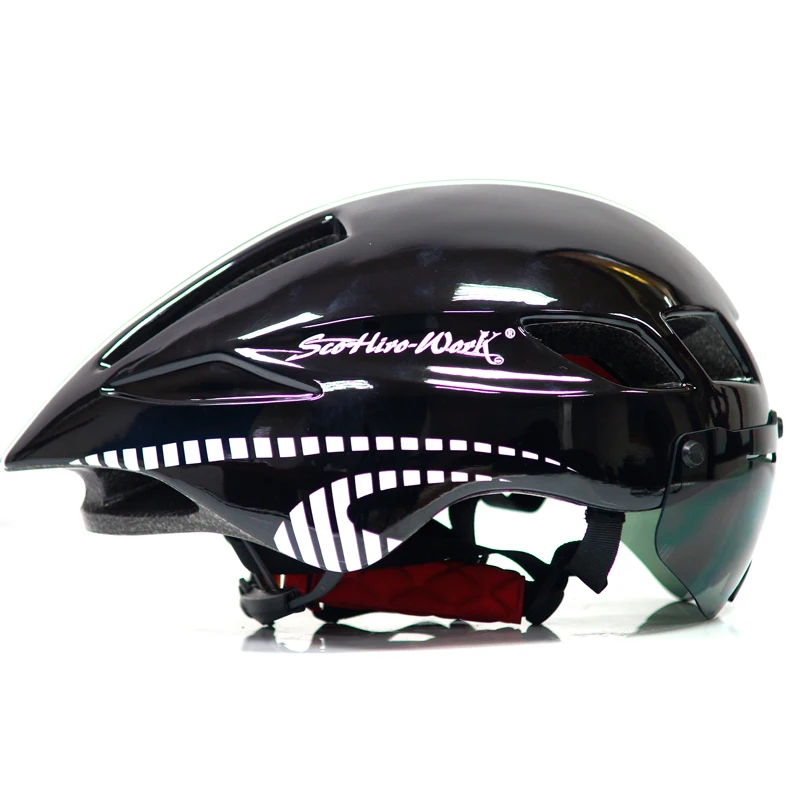 Adult Mtb Mountain Road Bike Bicycle Helmet Lens Visor Glass Capacete