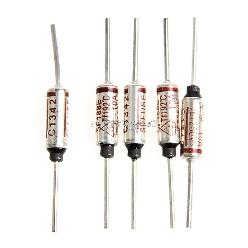 

Temperature Mini Fuse 250 V 10A Thermal Metal Shell 192 Degree Temp Micro Cut New R06 Whosale&DropShip
