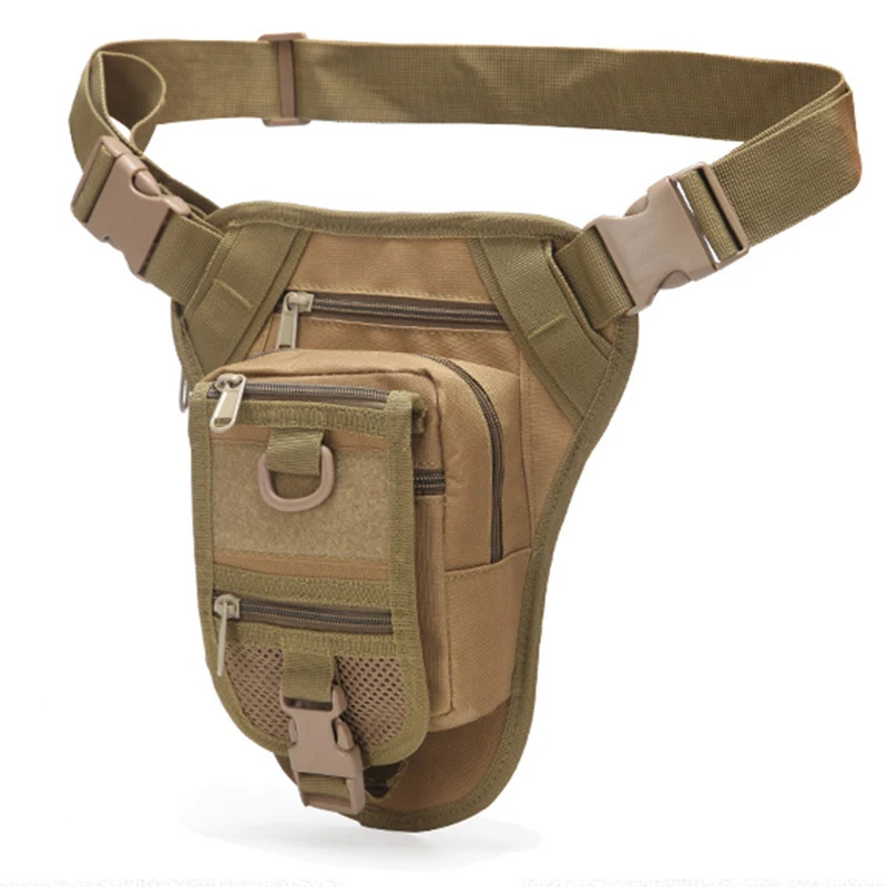 

High Quality Waist Belt Pack Men Nylon Motorcycle Riding Bag Camouflage Multi-Functional Hip Bum Tactics Military Fanny Bags