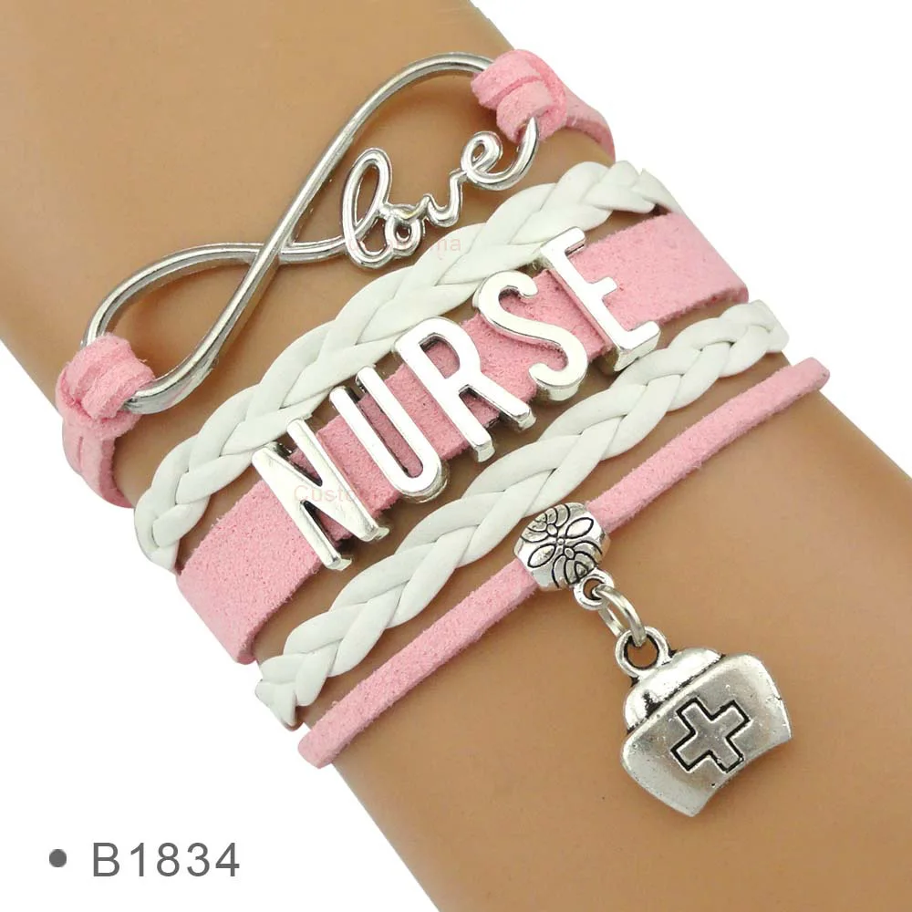 Браслет с шармами бесконечность для медсестер и мальчиков|love charm bracelet|charm