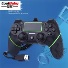 Проводной джойстик usb для sony PS4 Playstation 4 2 анти шок 4 игровые устройства с джойстиком с 1,8 м кабель