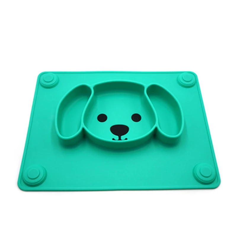 Qshare Baby Plate Tableware Children Food Feeding Container Placemat Baby Dishes Infant Feeding Silicone Suction Bowl for Kids Qshare Baby Plate Tableware Children Food Feeding Container Placemat Baby Dishes Infant Feeding Silicone Suction Bowl for Kids