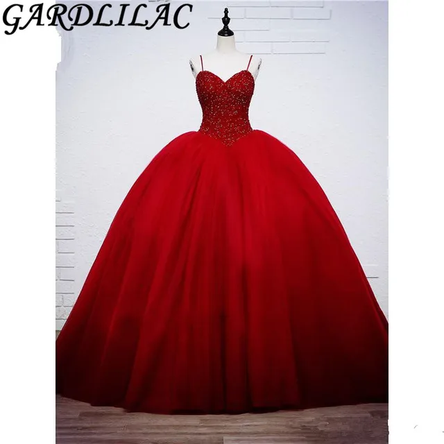 15 anos dress red