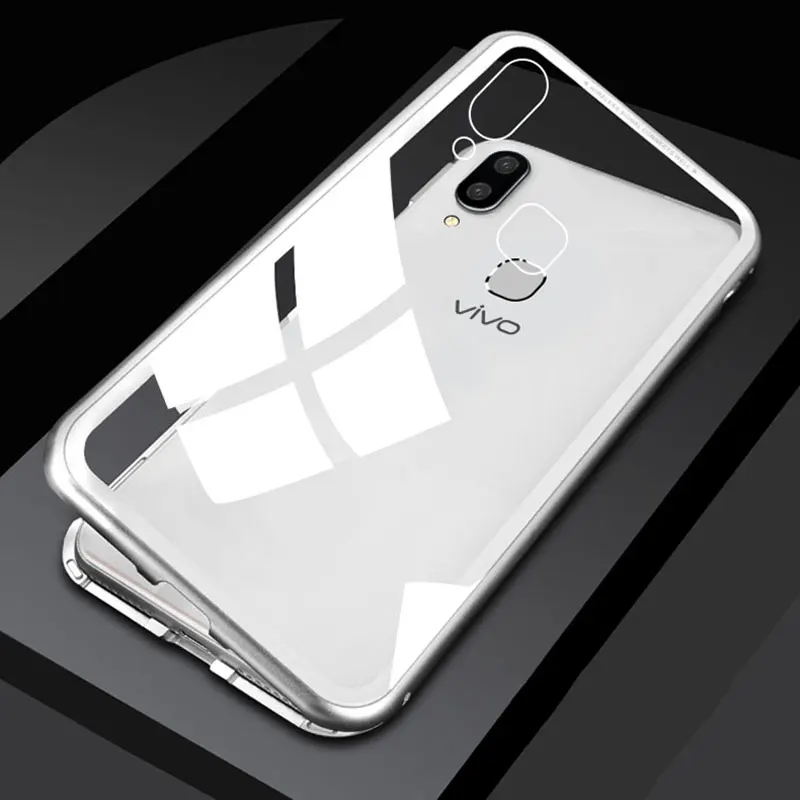 ДЛЯ VIVO X21 X20 Plus X23 Y81 Y97 задняя крышка Магнитный чехол для NEX Y85 металлический