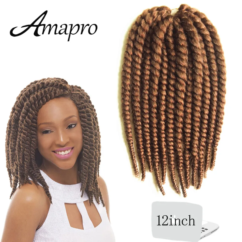 Amapro Kanekalon Jumbo Havana Twist Crochet Box Braids 12 Inch 80g