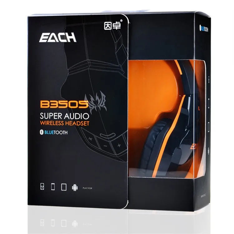 Wireless Bluetooth Stereo Gaming Headphones Headset EACH B3505 With Volume Control Microphone HiFi Build-in NFC Function (18)