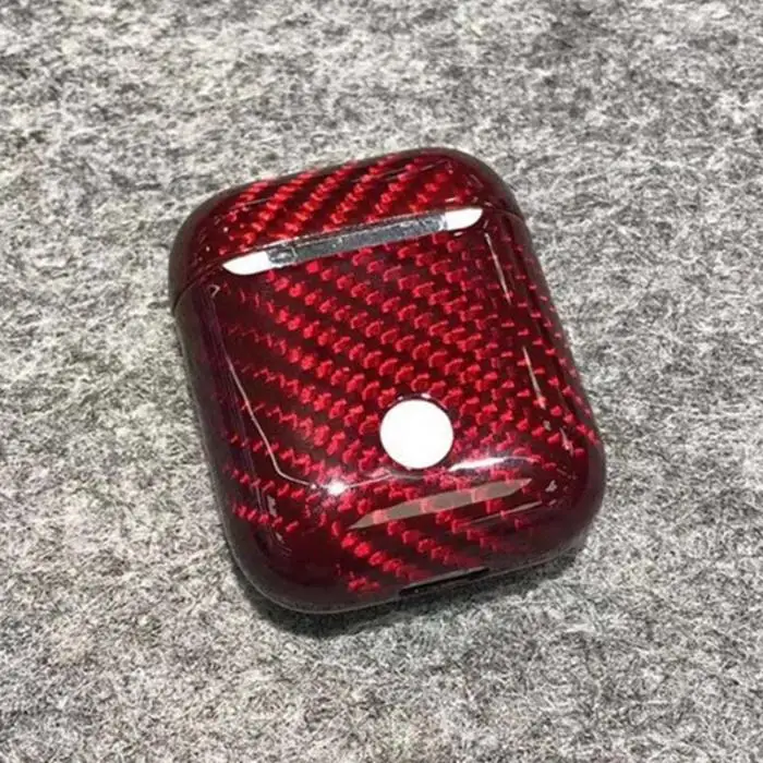 Защитная коробка из углеродного волокна Hardshell совместима с Apple AirPods 1 EM88
