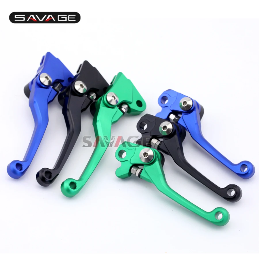 

For KAWASAKI KX250F KX450F KX 250F/450F 2005-2012 Motorcycle Dirt Bike Off-road CNC Pivot Brake Clutch Lever 3 color