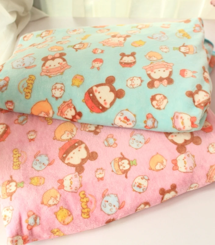 IVYYE Pink Blue Mouse Anime Plush Stuff Accessories plushdoll Stuffed Fluffy Warm Soft Toy Blanket Bed Throw Blankets NEW