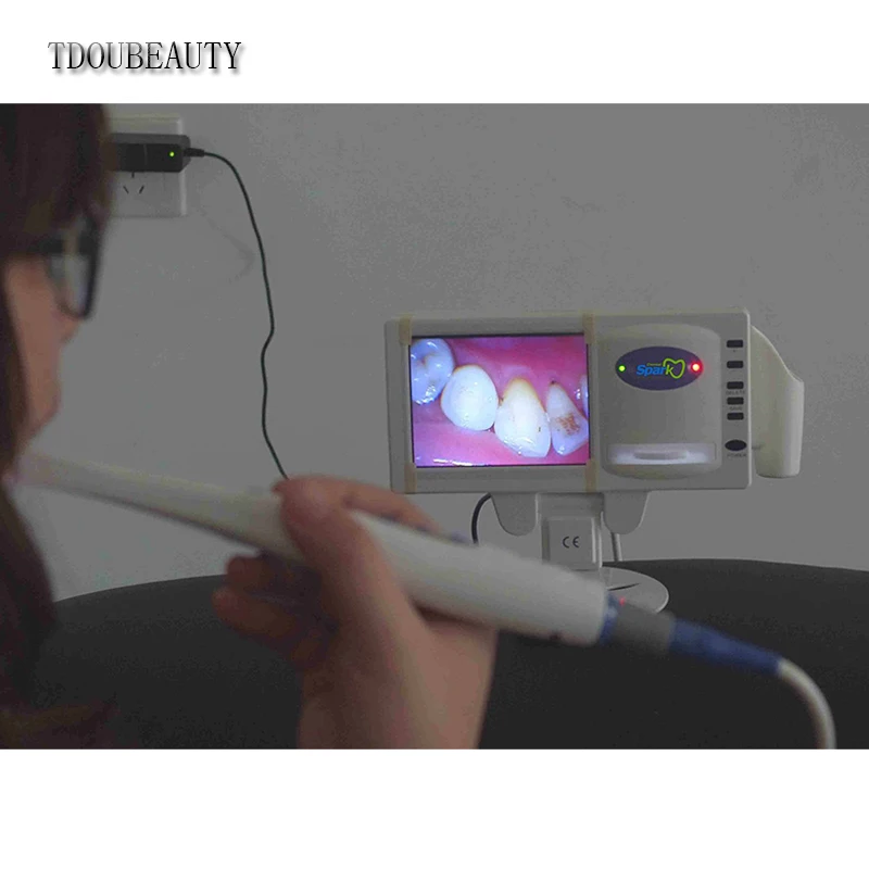 Multifuncional com Leitor de Filme x e Lcd Tdubeauty Dentista Câmera Oral Intra 5 Polegada Cartão sd Frete Grátis 5 leitor de filme x e lcd 5