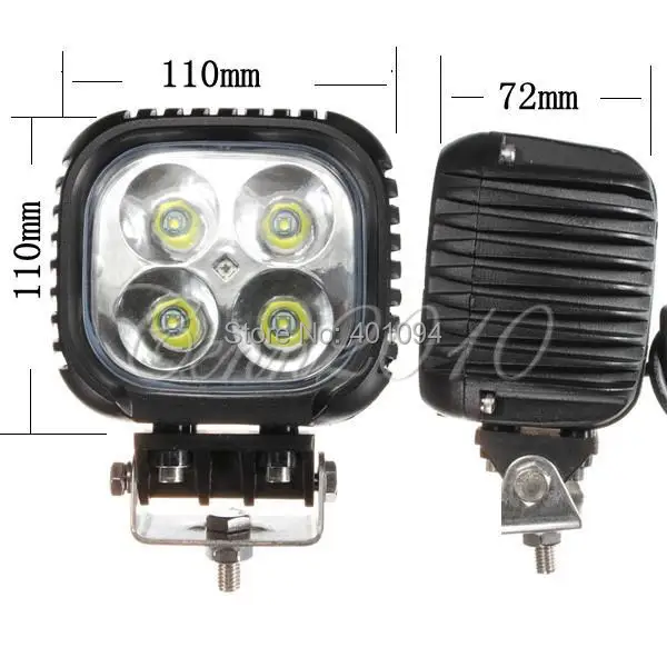 

EMS 2PCS 5" 40W CRE 4LED*10W Driving Work Light Offroad SUV ATV 4WD 4x4 9-32V Spot / Flood Beam 3800lm IP67 Power Truck Lamps