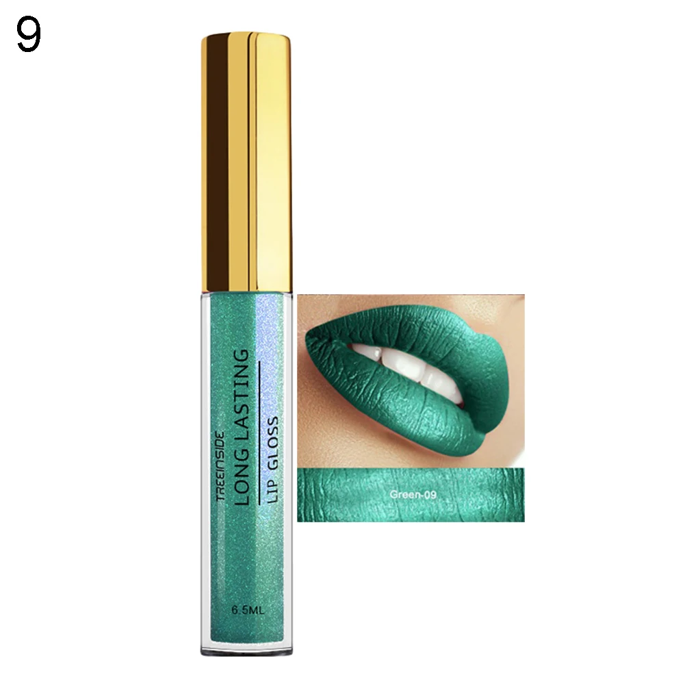 

Shimmer Liquid Lipstick Waterproof Lip Gloss Glaze Long Lasting Smooth Cosmetics