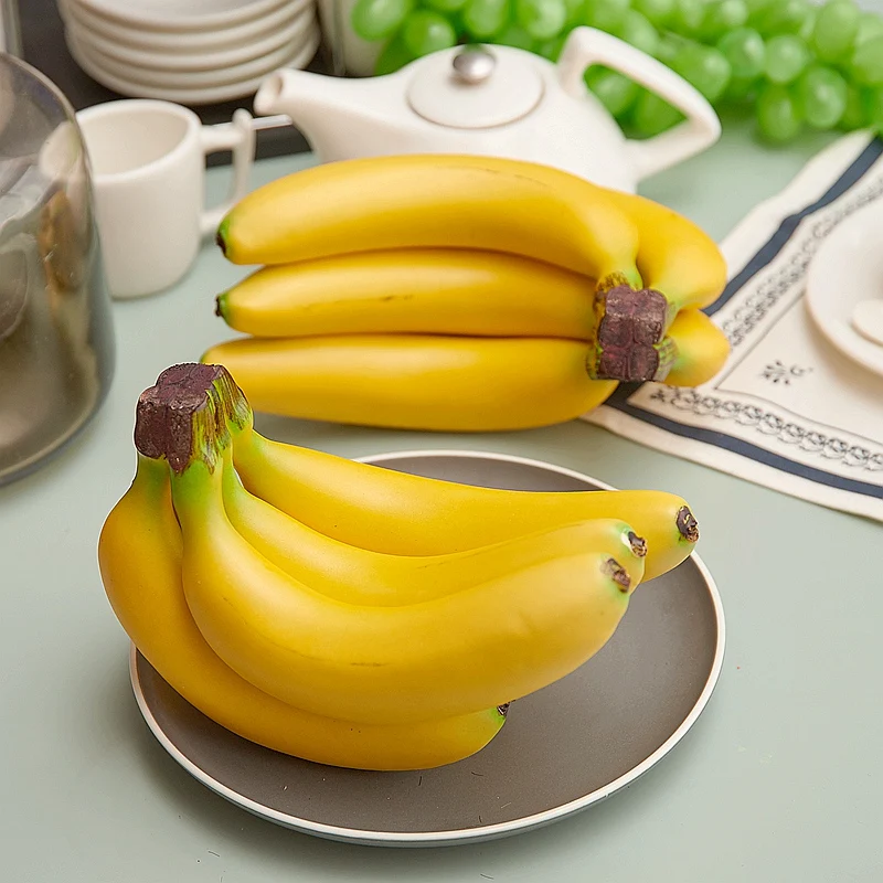 5 шт./лот искусственные фрукты моделирование фрукты банан пена фрукты реквизит кухонный Декор товары для дома реквизит ролевые игры игрушка
